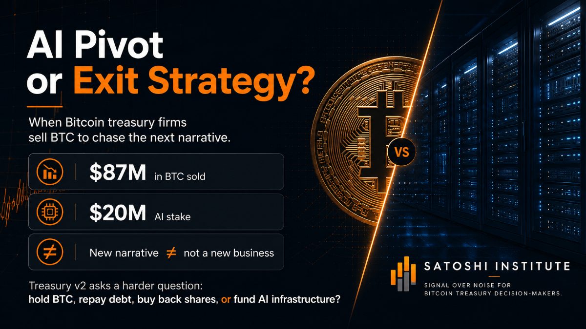 Bitcoin treasury firms found a new slogan. Investors still want economics.