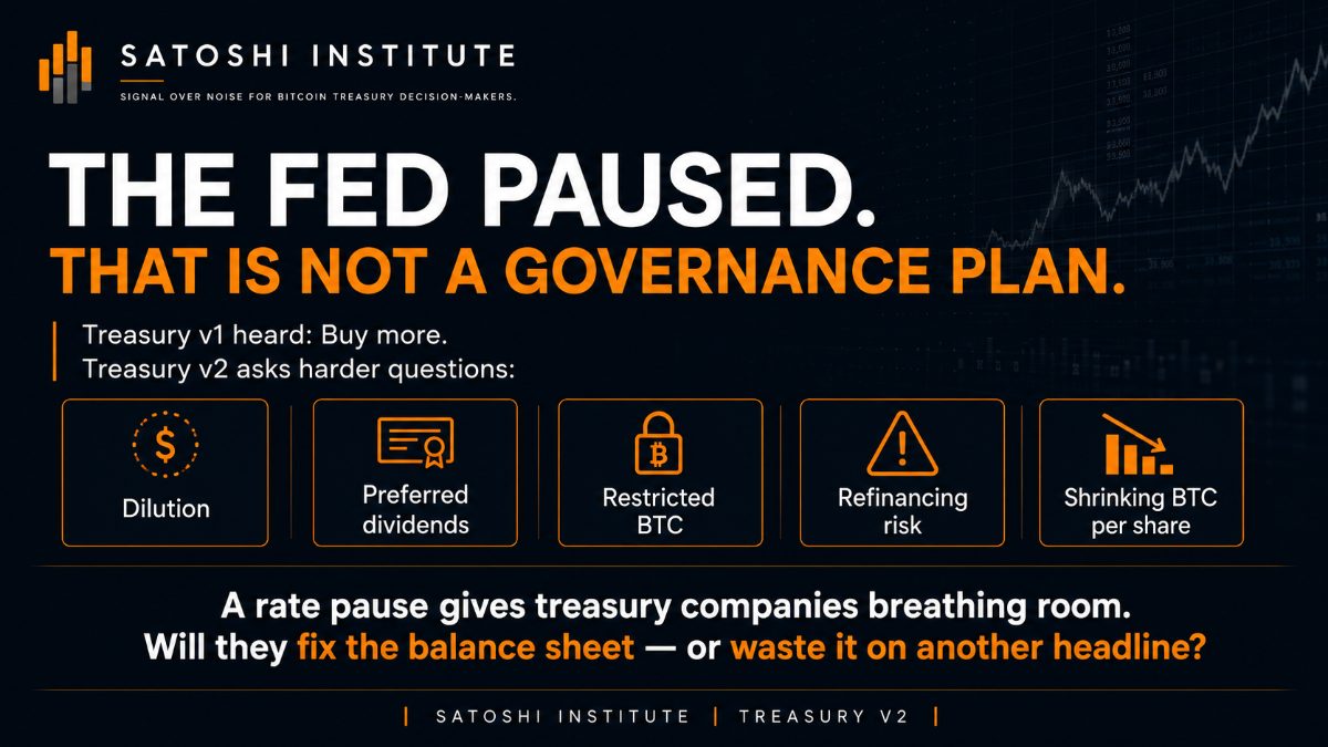 The Fed gave treasury companies time. Not absolution.