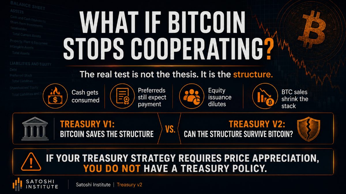 Strategy’s model works beautifully. As long as Bitcoin cooperates.