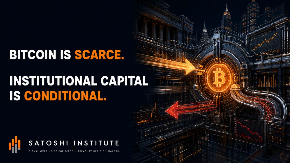 Bitcoin is changing owners. That changes the treasury game.