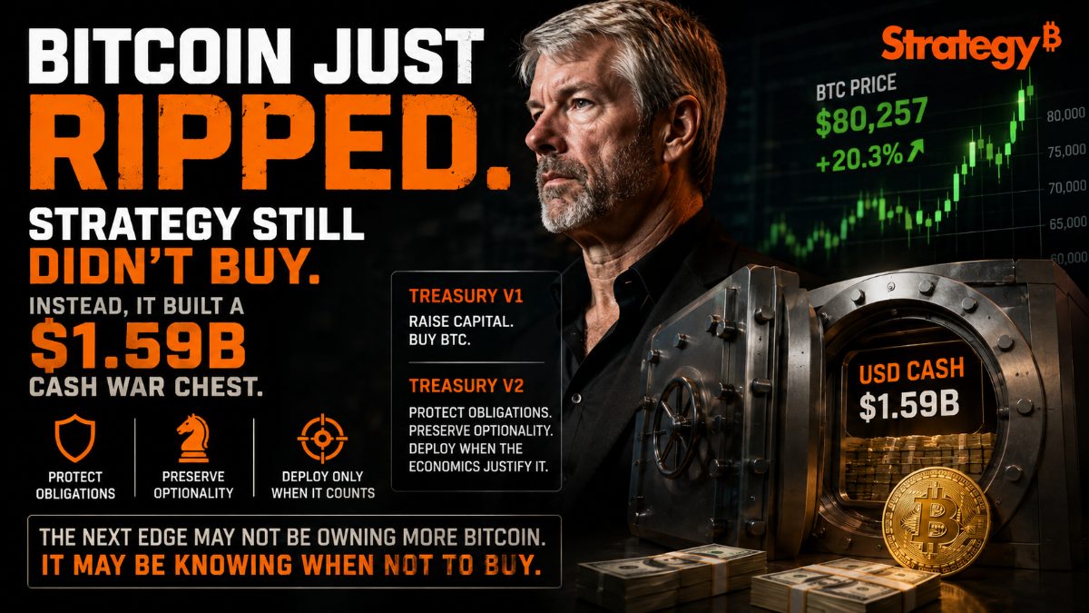 Strategy now has cash for defense and cash for offense