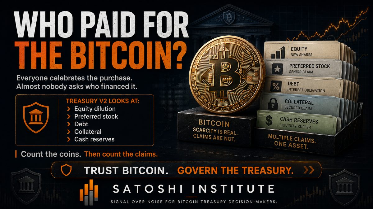 Bitcoin Is Easy to Buy. Capital Is Harder to Govern.