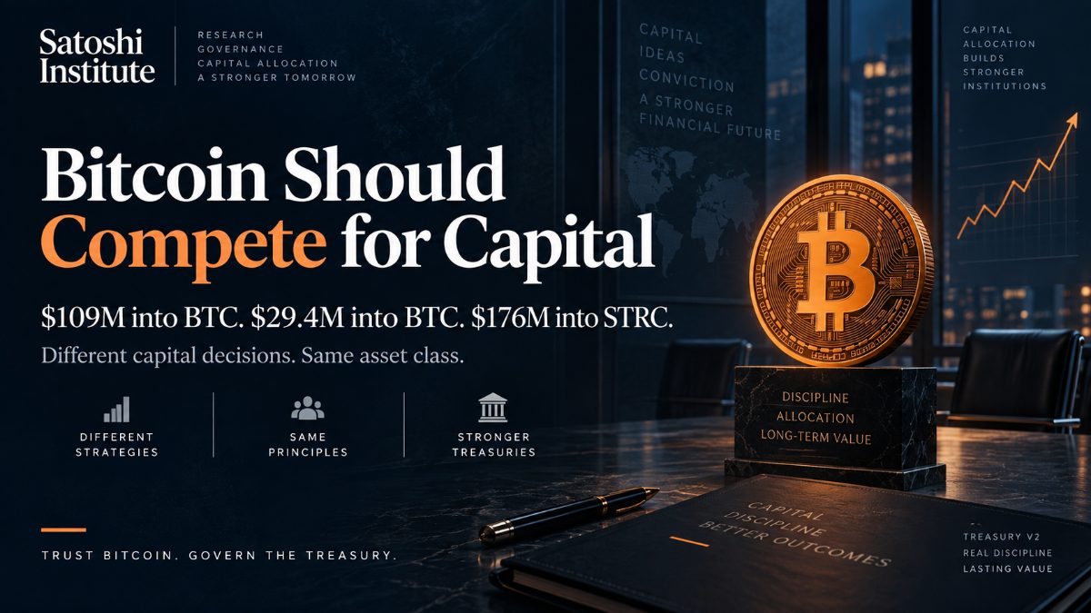 Strategy Skipped Bitcoin. Strive Bought 1,375 More.