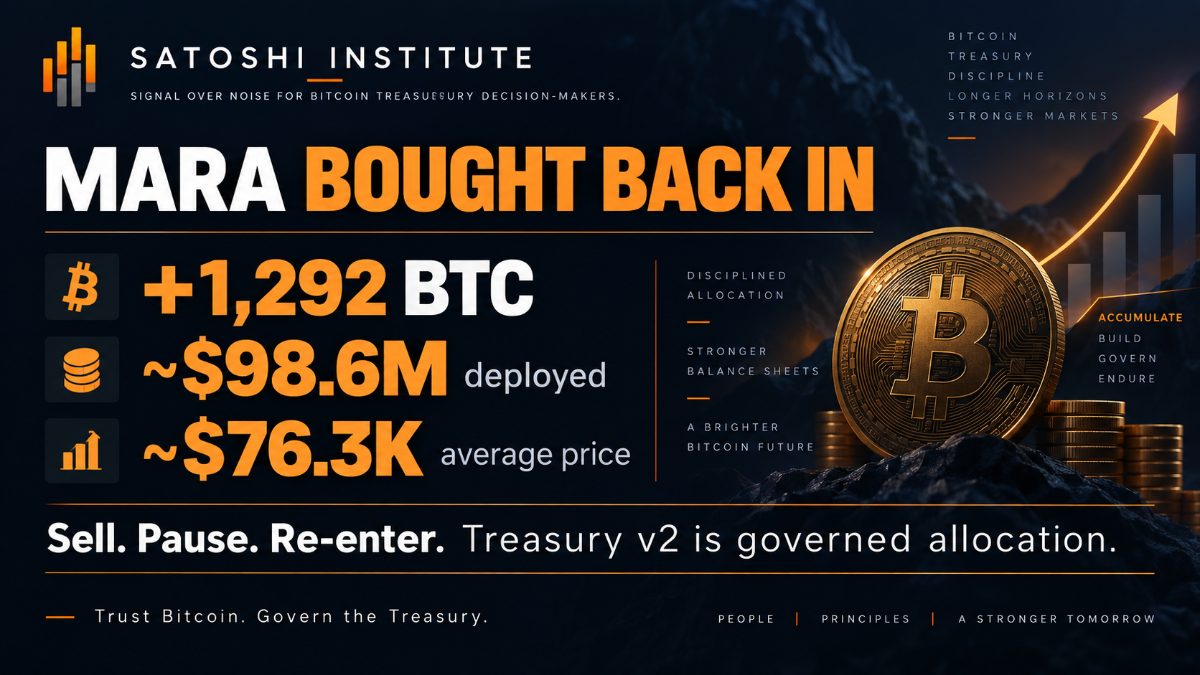 The Treasury Trade Is Moving From Coins to Capital Architecture