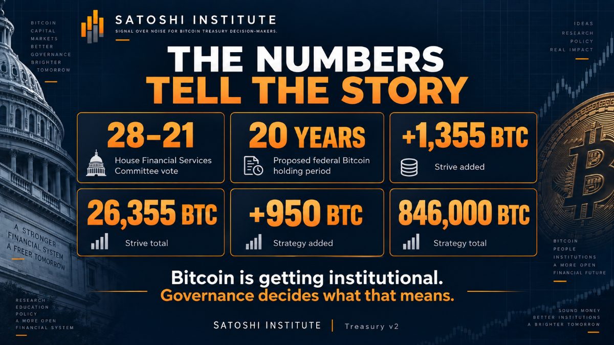 Washington Is Building a Bitcoin Treasury. The Governance Questions Just Got Bigger.