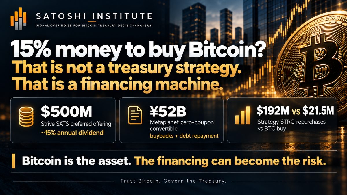 The Bitcoin Treasury Trade Is Becoming a Financing Trade
